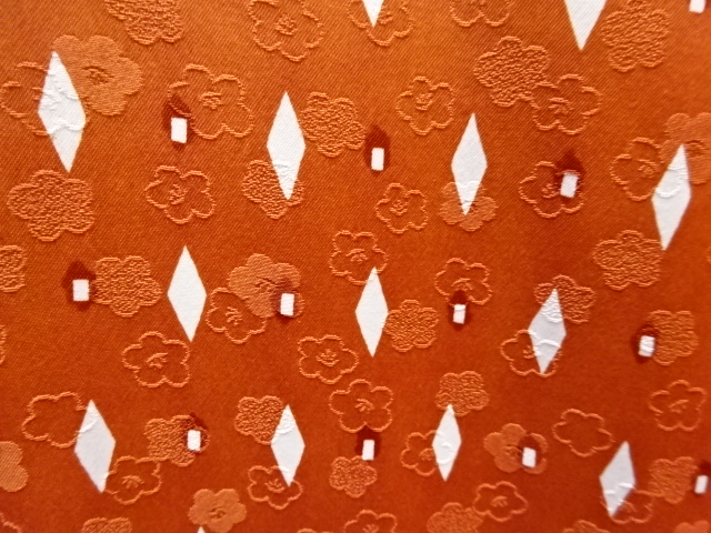  抽象模様小紋着物